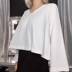 Zara white blouse